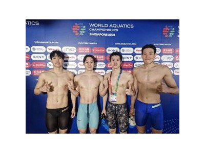 대한민국 남자 혼계영 400m 첫 금메달 도전