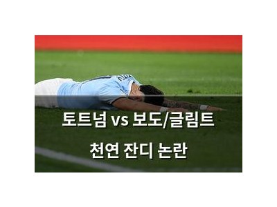 토트넘 vs 보도/글림트 천연 잔디 논란
