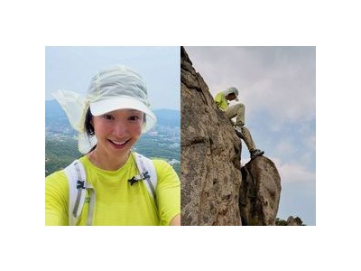 이시영 암벽 등반 성공 체력 놀라움