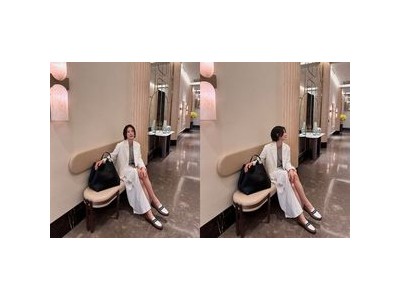 이현 모델 자태 뽐내며 화제