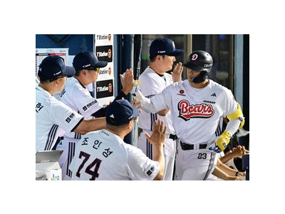 롯데 vs 두산 경기에서 두산 기세 뒤집는 듯